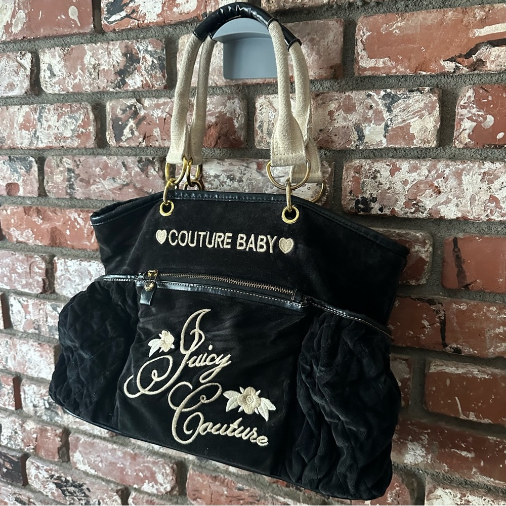 Y2K Juicy Couture Baby Veloure Bag
Purse/Diaper Bag